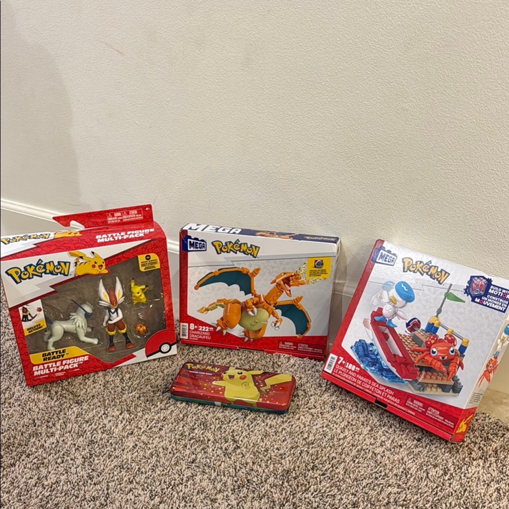 Brand New Pokemon Bundle - Set of 4 items